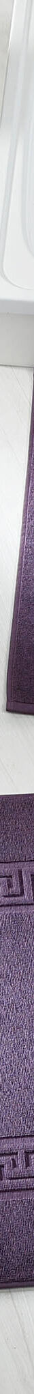 Tapis de bain éponge liteau motif frise grecque (aubergine) Tapis de bain éponge liteau motif frise grecque (aubergine)